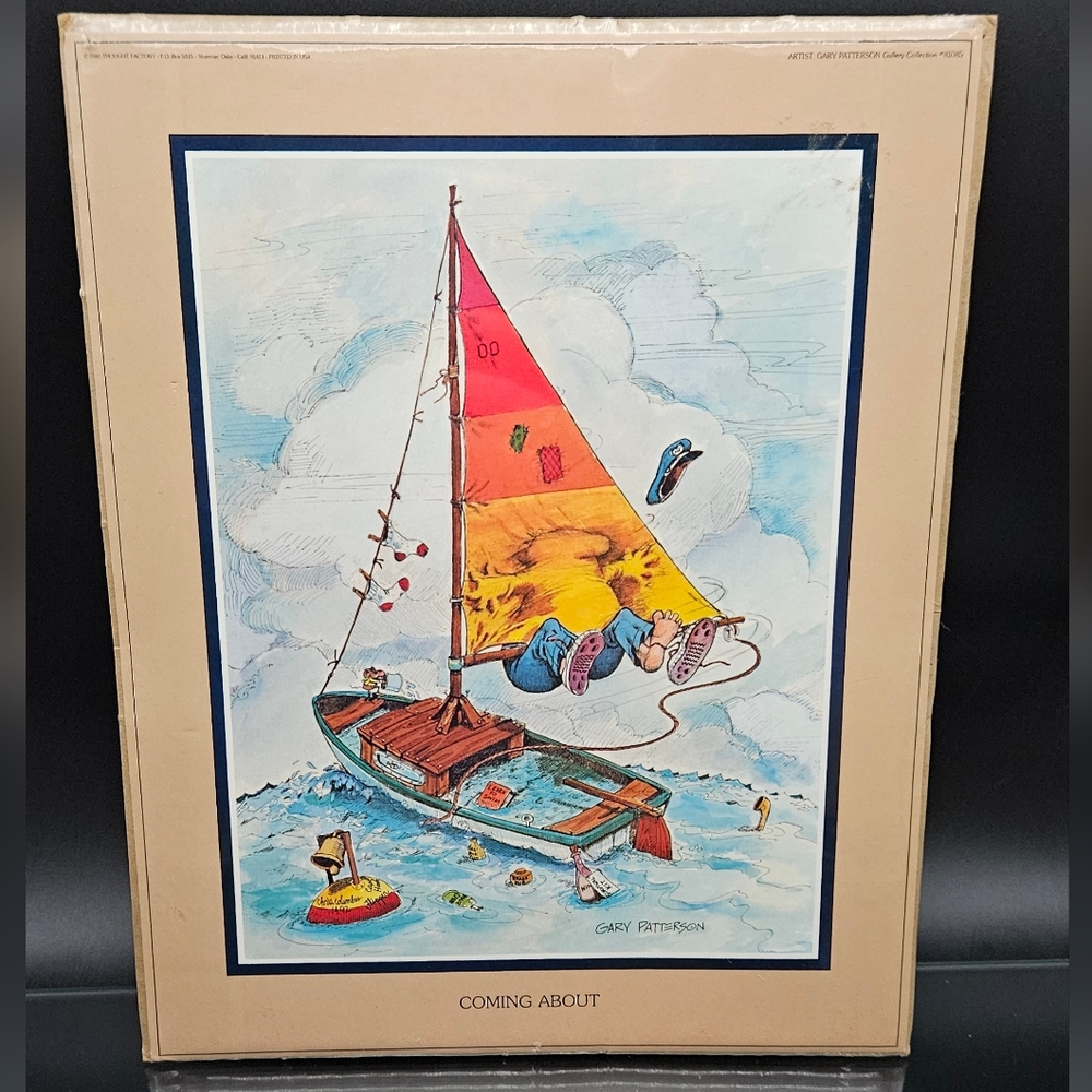 Vintage Gary Patterson Gallery Collection #81085 “Coming About” 1980 USA 8x10